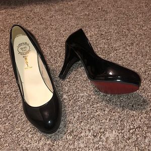 wei tao 2 Inch Black Pump Heels